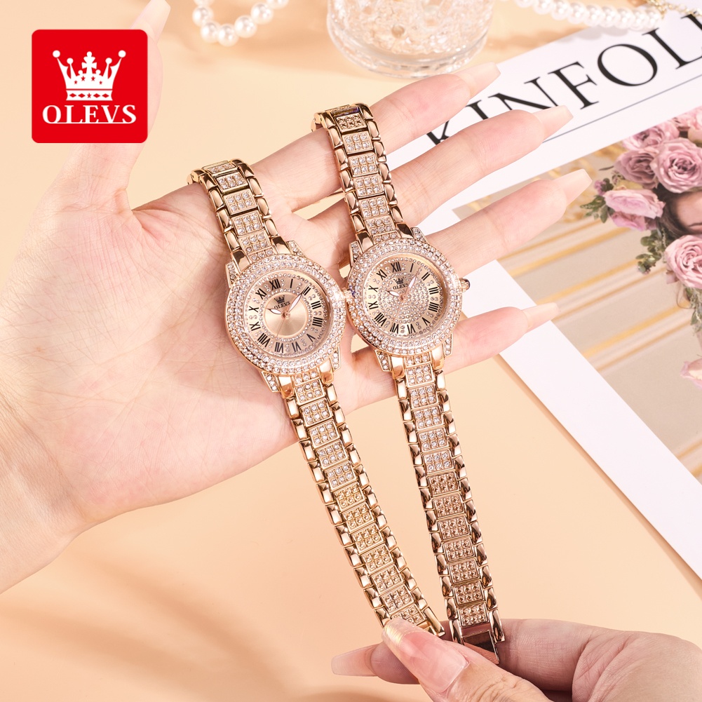 Luxury Watch Women - OLEVS Lüks Moda bayan saatleri Elmas