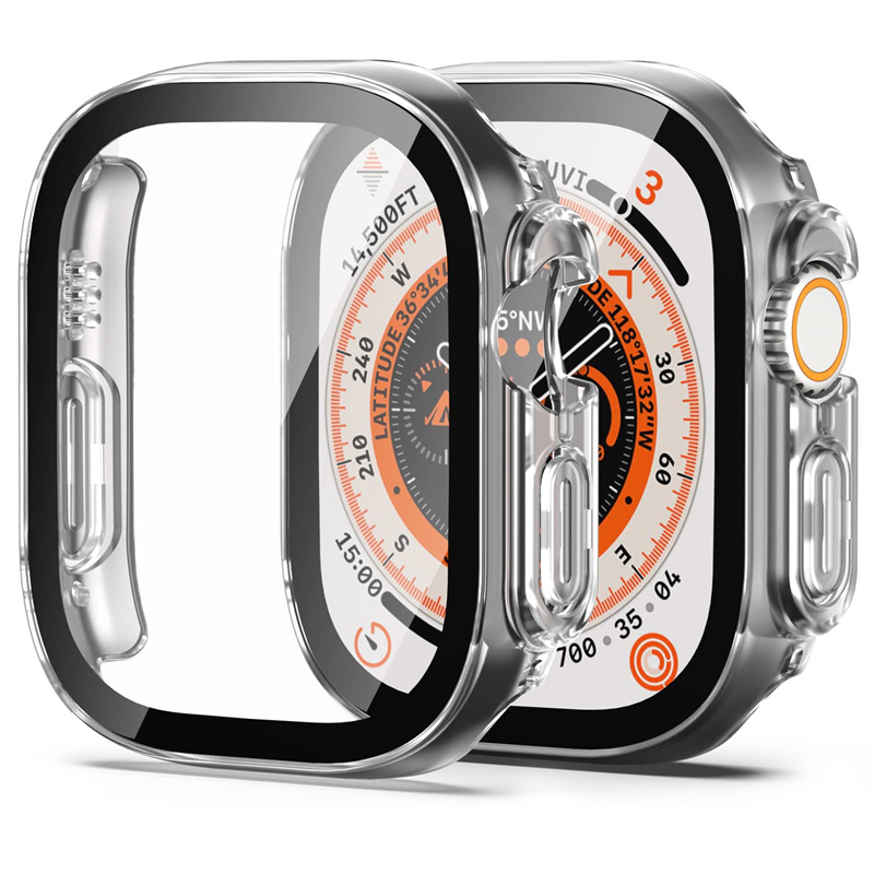 Luxury Watch Apple Bands - Cam + kılıf Apple Watch Ultra