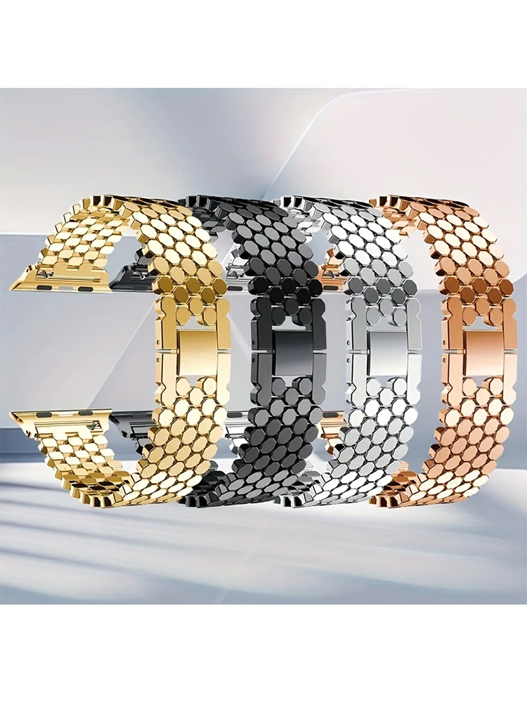 Luxury Watch Apple Bands - Paslanmaz Çelik Kayış Apple Watch Band