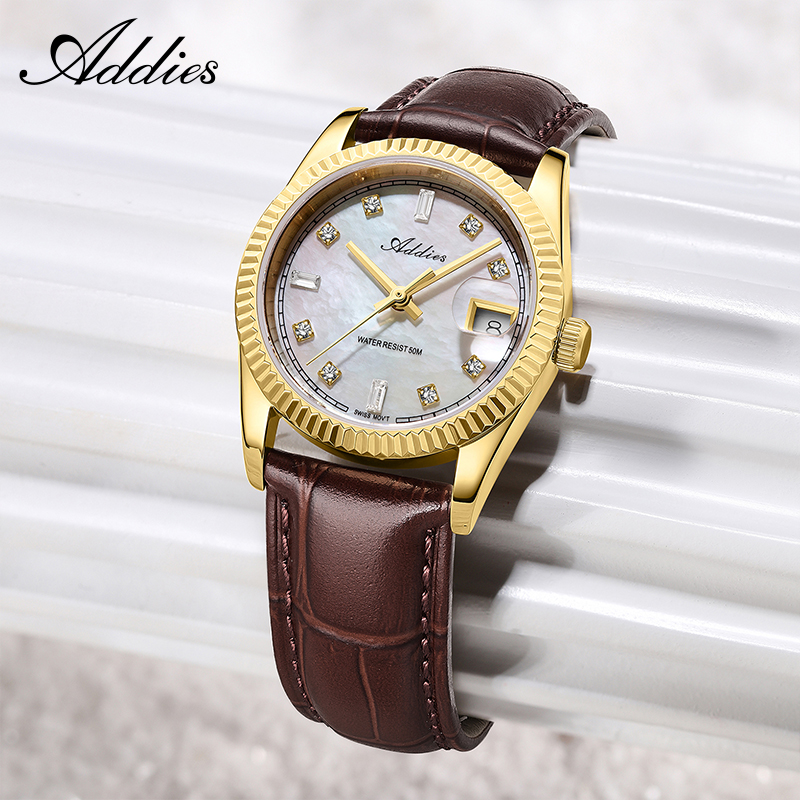Luxury Watch Quality - Addies 585 Kuvars Kadın Saati 28mm