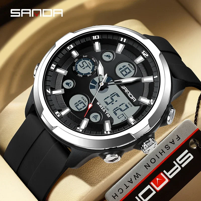 Luxury Watch G Shock - SANDA 9053 50 M Su Geçirmez