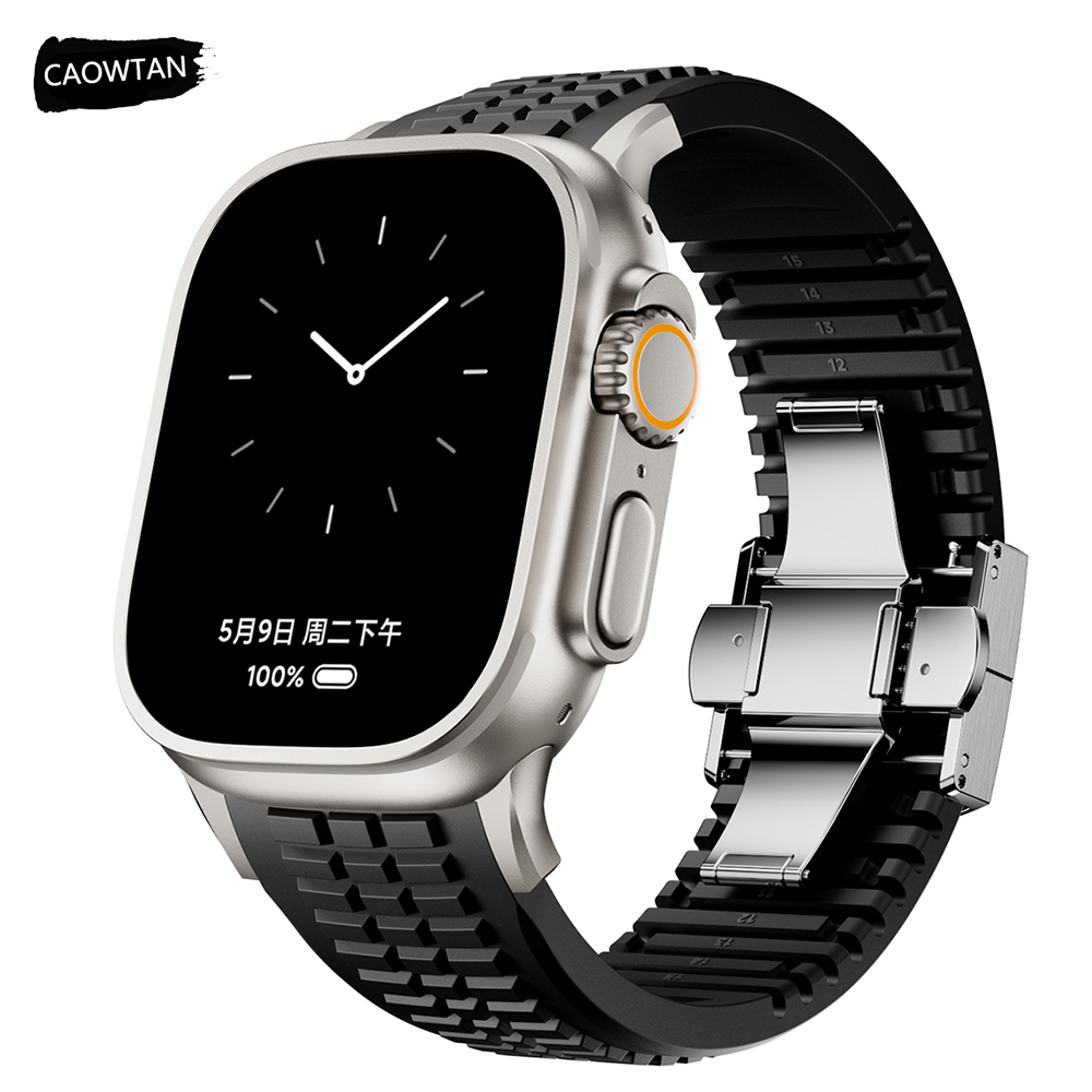 Luxury Watch Apple Bands - Apple Watch Ultra 2 için Spor