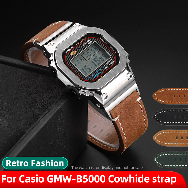 Luxury Watch G Shock - GMW-B5000 Vintage Inek Derisi kayış Casio