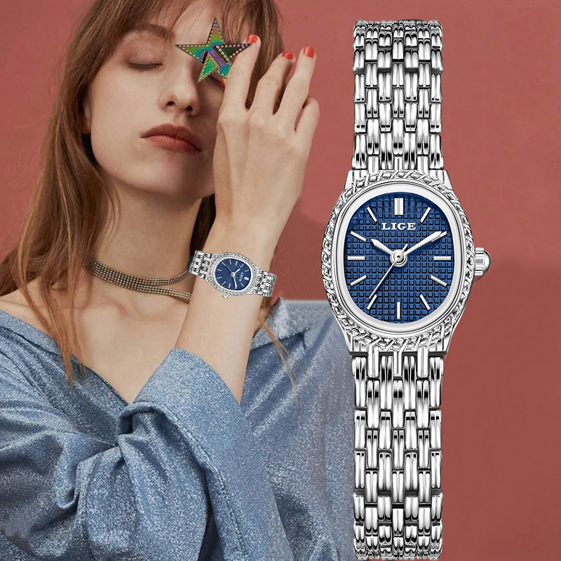 Luxury Watch Women - LIGE Moda Lüks Kuvars Kadın Izle