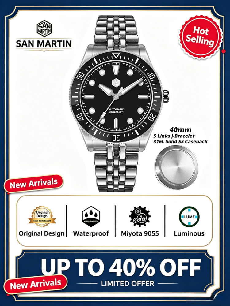 Luxury Watch G Shock - San Martin 2026 Yeni SN0148 40mm