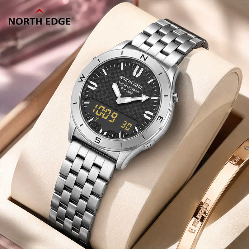 Compass Watch Luxury - NORTH EDGE erkek spor dijital saatler