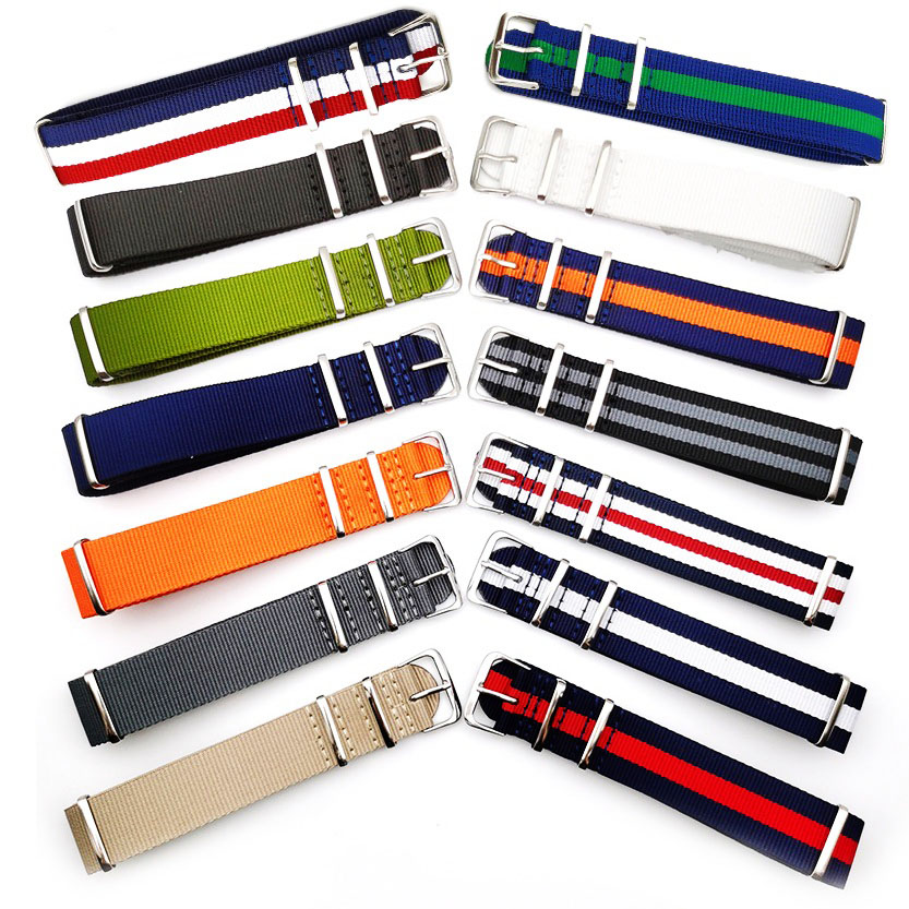 Luxury Watch Expensive - Kanvas Bant Naylon saat kayışı Saat