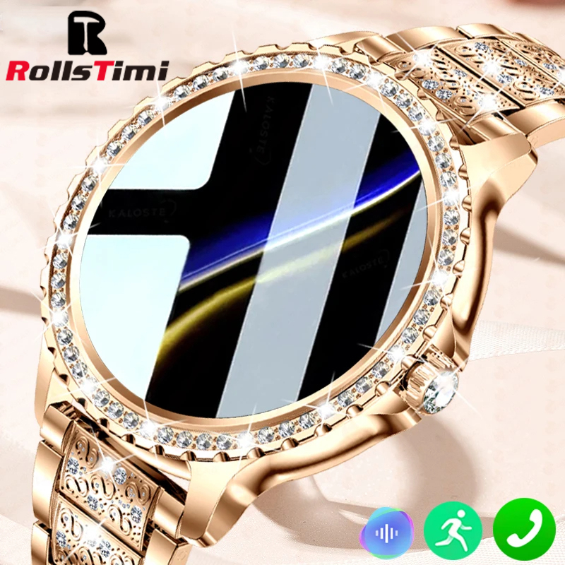 Compass Watch Luxury - Moda Lüks Altın Kadın akıllı saat