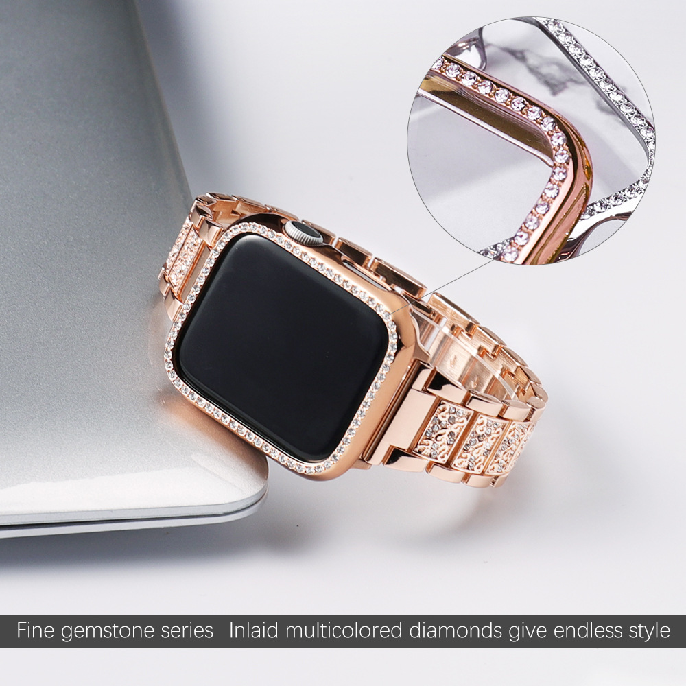 Kılıf + Bling kayış için Apple - Luxury Watch Apple Bands incelemesi ve fiyatı