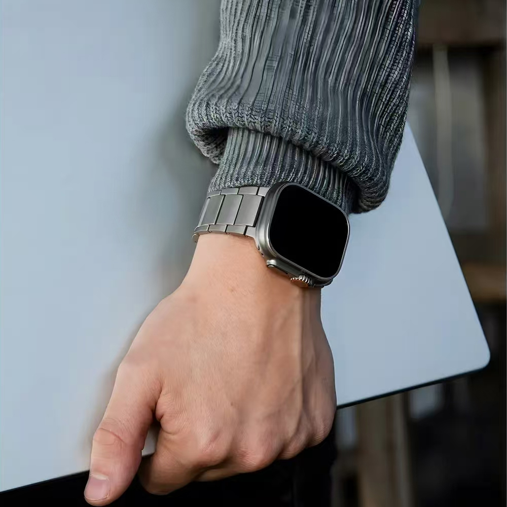 Titanyum İş Adamları Kayışı Ap - Luxury Watch Apple Bands incelemesi ve fiyatı