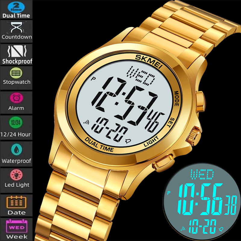 Skmei Mens Led kronograf bilez - Minute Repeater Watch incelemesi ve fiyatı