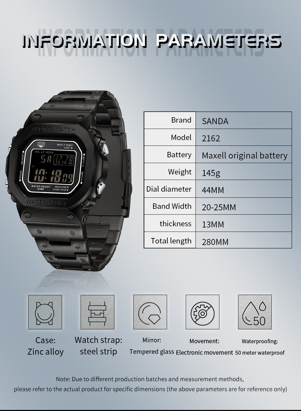 SANDA 2162 Erkek Elektronik Di - Minute Repeater Watch incelemesi ve fiyatı