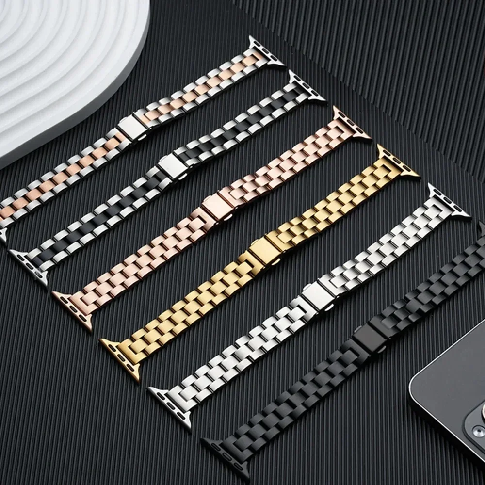 İnce Metal Paslanmaz Çelik Kor - Luxury Watch Apple Bands incelemesi ve fiyatı