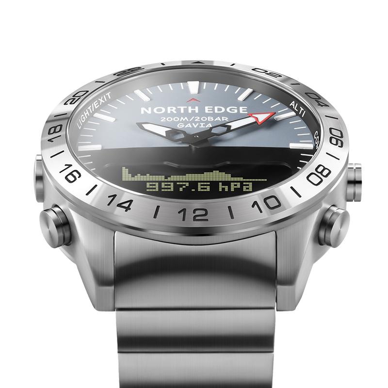 NORTH EDGE Erkekler Dalış Spor - Compass Watch Luxury incelemesi ve fiyatı