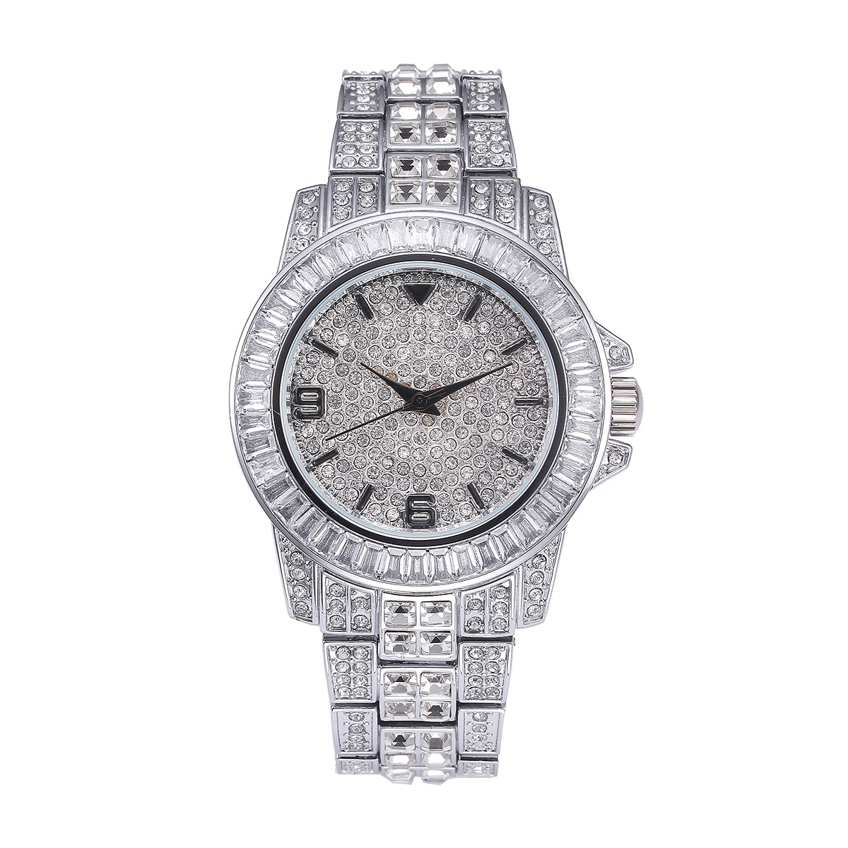 Lüks Tam Taş Kuvars Saatler Er - Luxury Watch Women incelemesi ve fiyatı