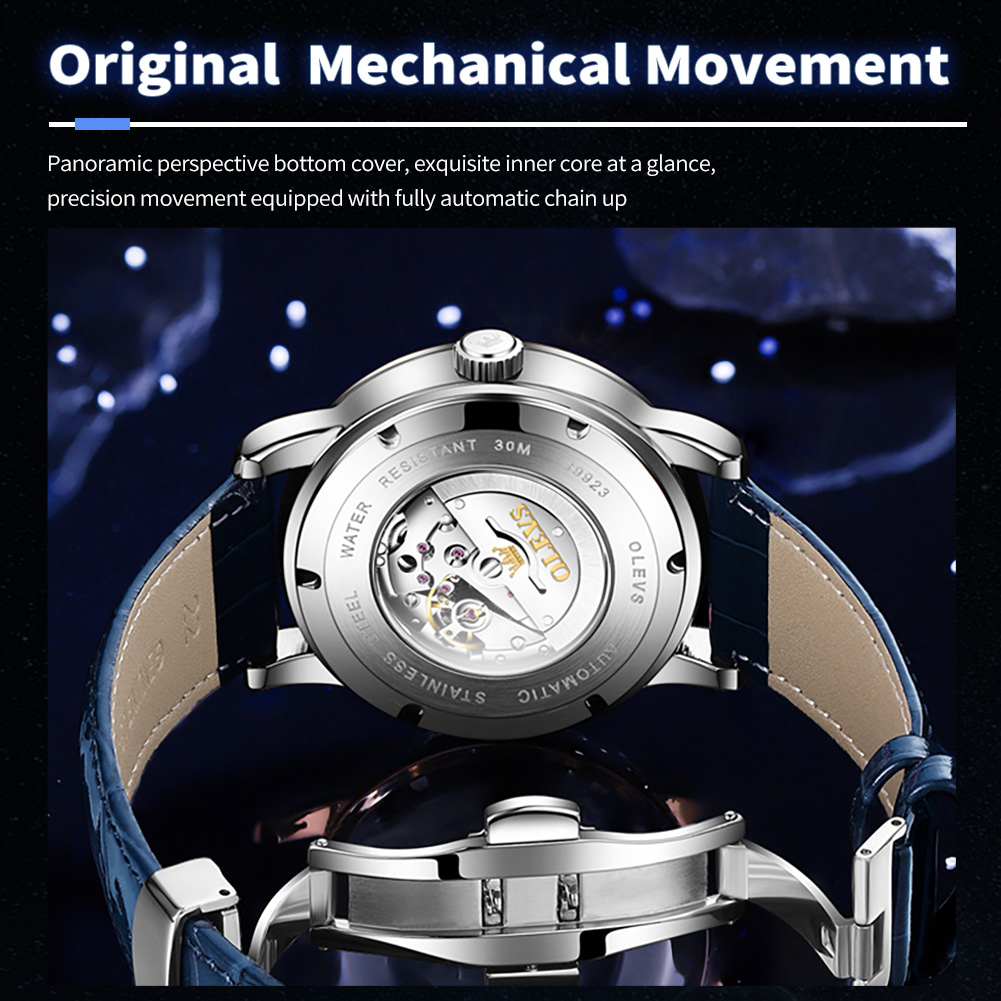 OLEVS 9923 Yıldızlı Gökyüzü Ot - Compass Watch Luxury incelemesi ve fiyatı