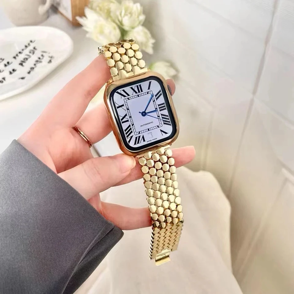 Kadın Paslanmaz Çelik Kayış Ap - Luxury Watch Apple Bands incelemesi ve fiyatı
