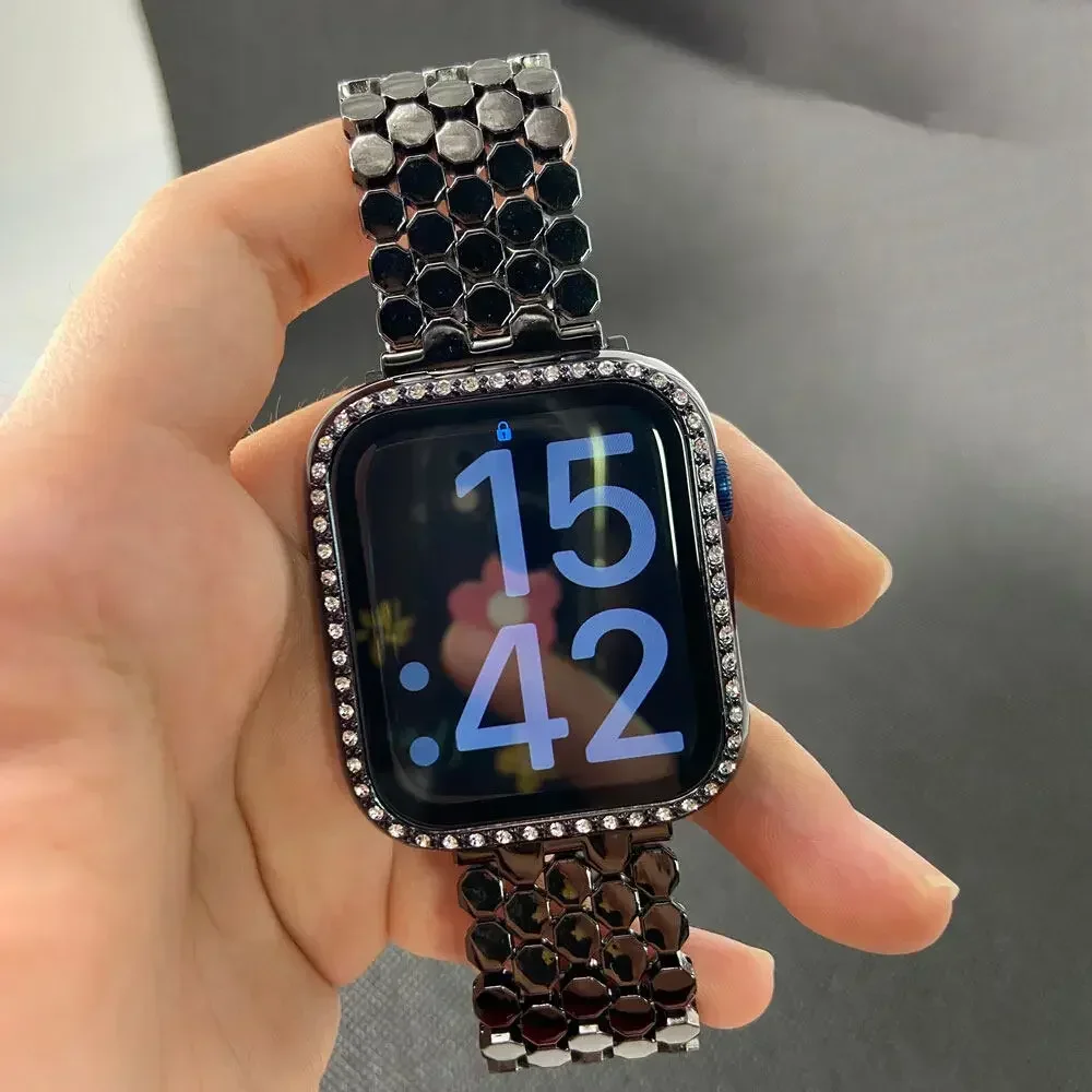 Kadın Paslanmaz Çelik Kayış Ap - Luxury Watch Apple Bands incelemesi ve fiyatı