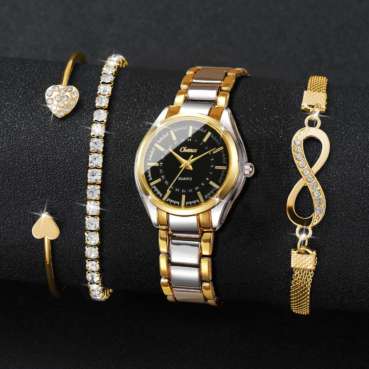 4 adet zarif kadın saatler bil - Luxury Watch Kit incelemesi ve fiyatı