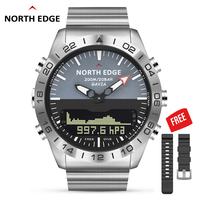 Erkekler Dalış Spor Dijital İz - Compass Watch Luxury incelemesi ve fiyatı