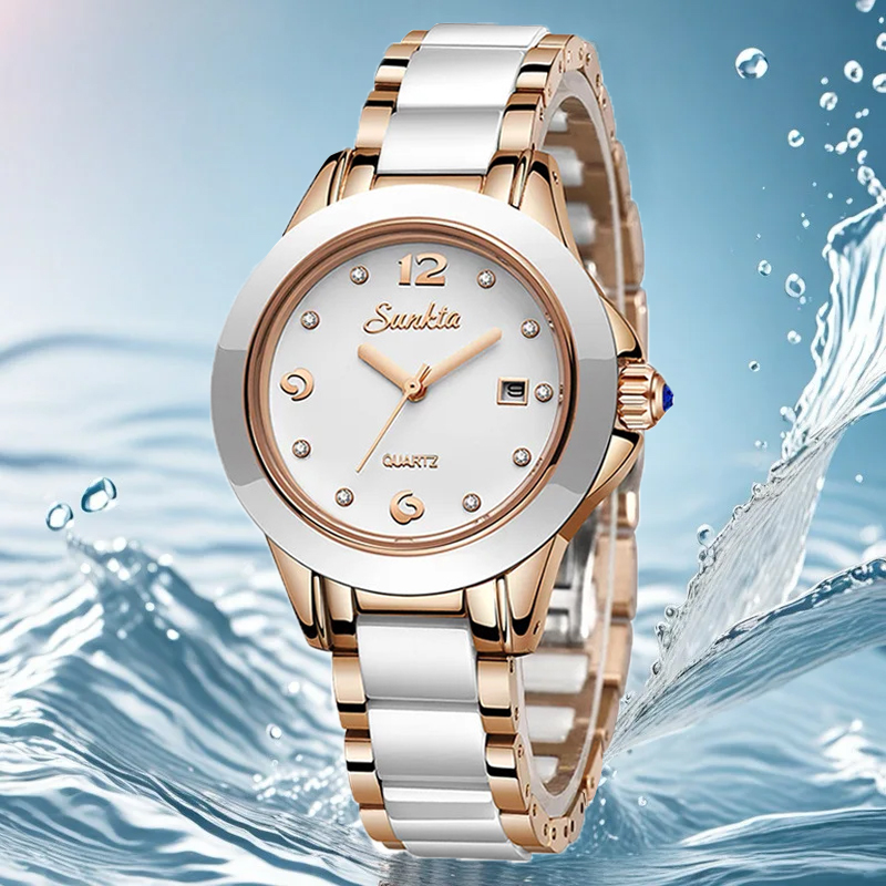 Sunkta Moda Rahat Kuvars Kadın - Luxury Watch Women incelemesi ve fiyatı