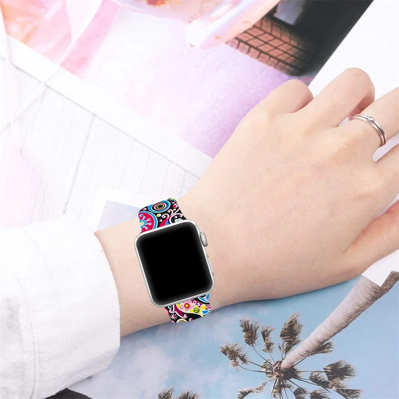 Baskılı bant apple watch kayış - Luxury Watch Apple Bands incelemesi ve fiyatı