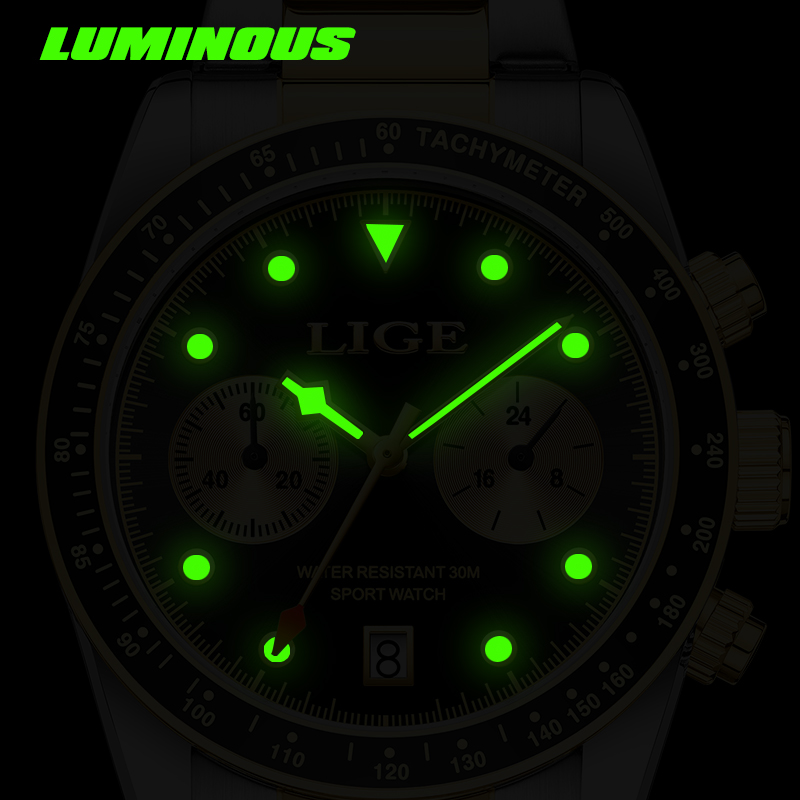 LIGE Marka Moda Erkek Izle Lük - Luxury Watch Low Price incelemesi ve fiyatı