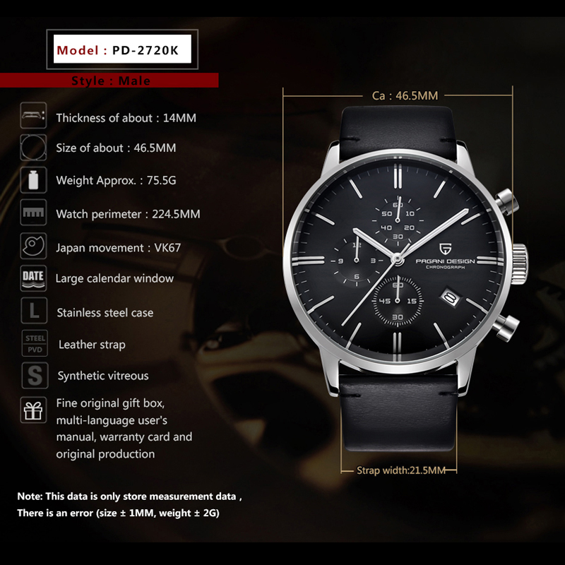 2026 Yeni PAGANI TASARIM Marka - Luxury Watch Low Price incelemesi ve fiyatı