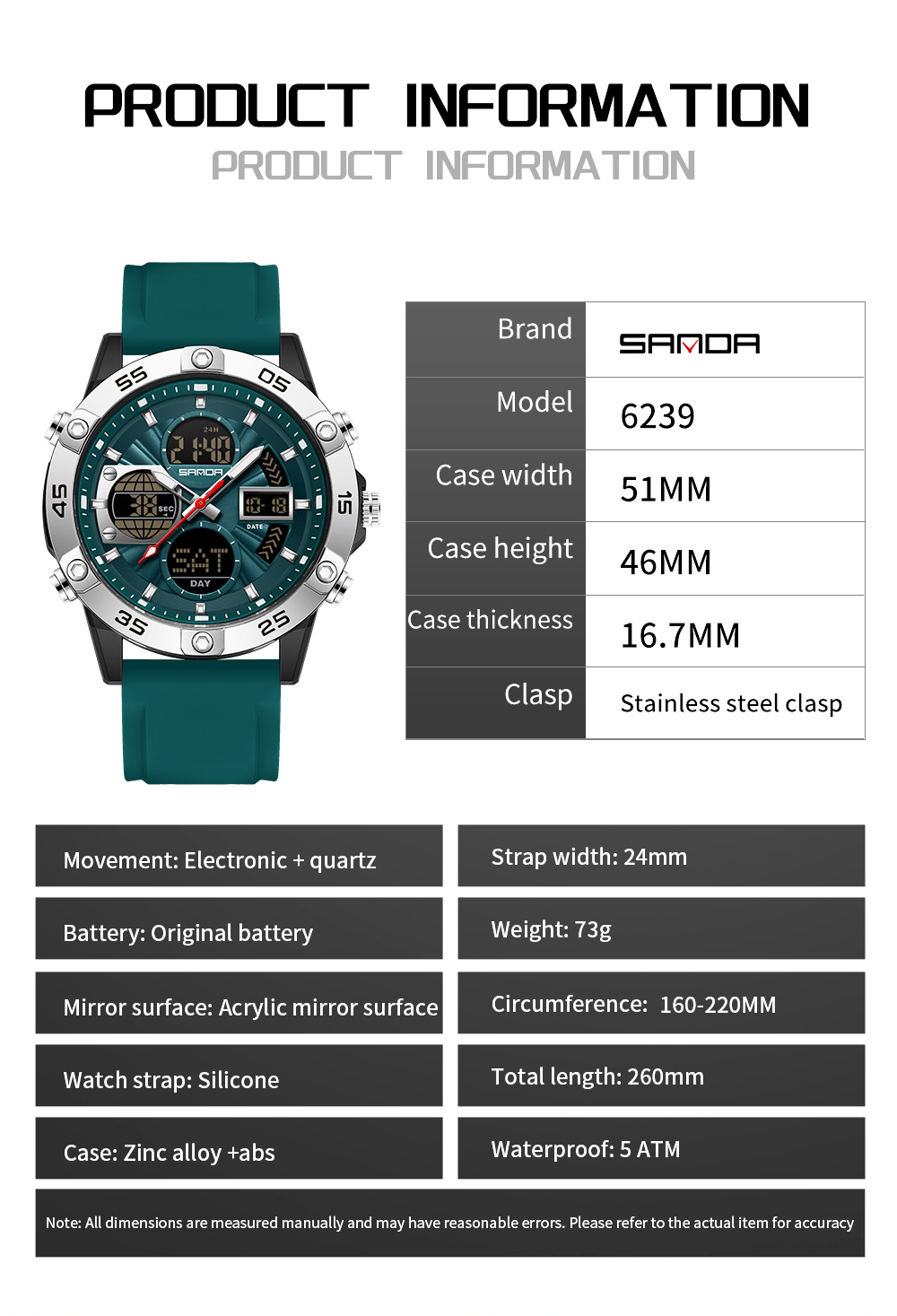 SANDA Moda Lüks Havalı Elektro - Luxury Watch Shop incelemesi ve fiyatı
