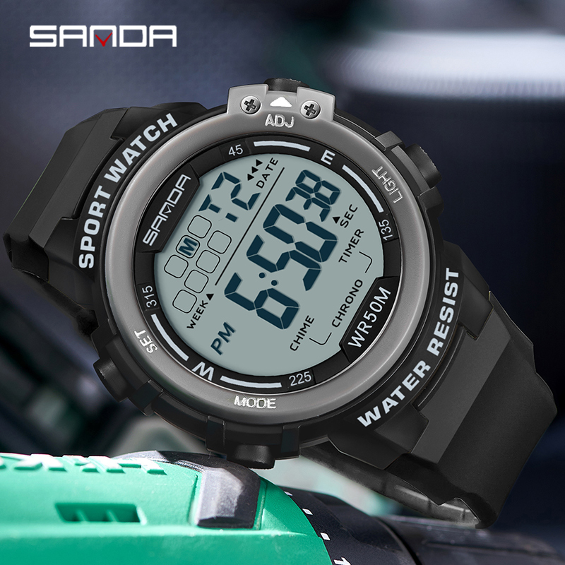 SANDA Lüks Moda G Tarzı erkek  - Luxury Watch G Shock incelemesi ve fiyatı