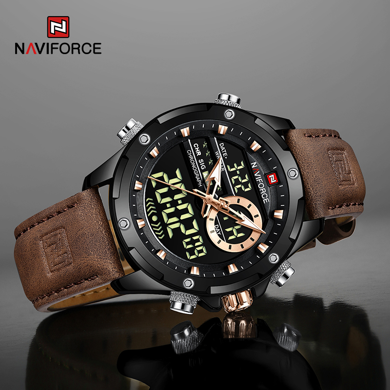 Yeni NAVIFORCE Erkek Saatler K - Luxury Watch Low Price incelemesi ve fiyatı
