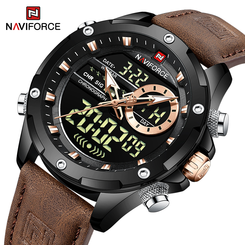 Yeni NAVIFORCE Erkek Saatler K - Luxury Watch Low Price incelemesi ve fiyatı
