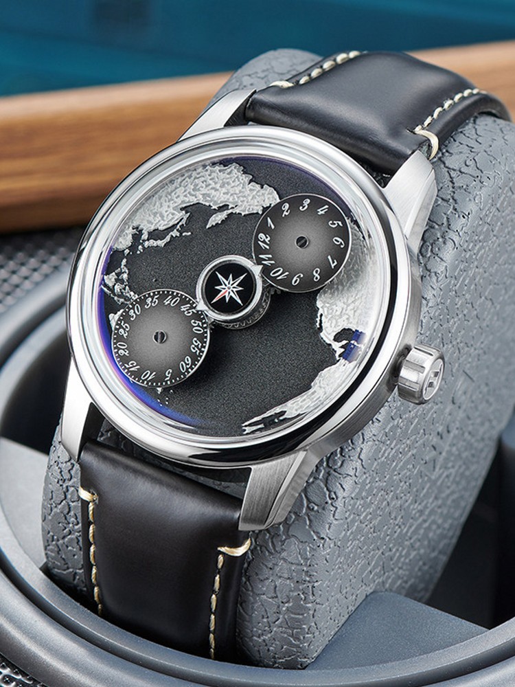 Rahat Erkekler Çalışma Mavi Ge - Compass Watch Luxury incelemesi ve fiyatı