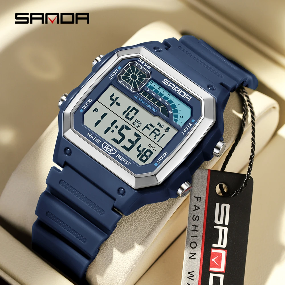 SANDA 6196 elektronik saat Çok - Minute Repeater Watch incelemesi ve fiyatı
