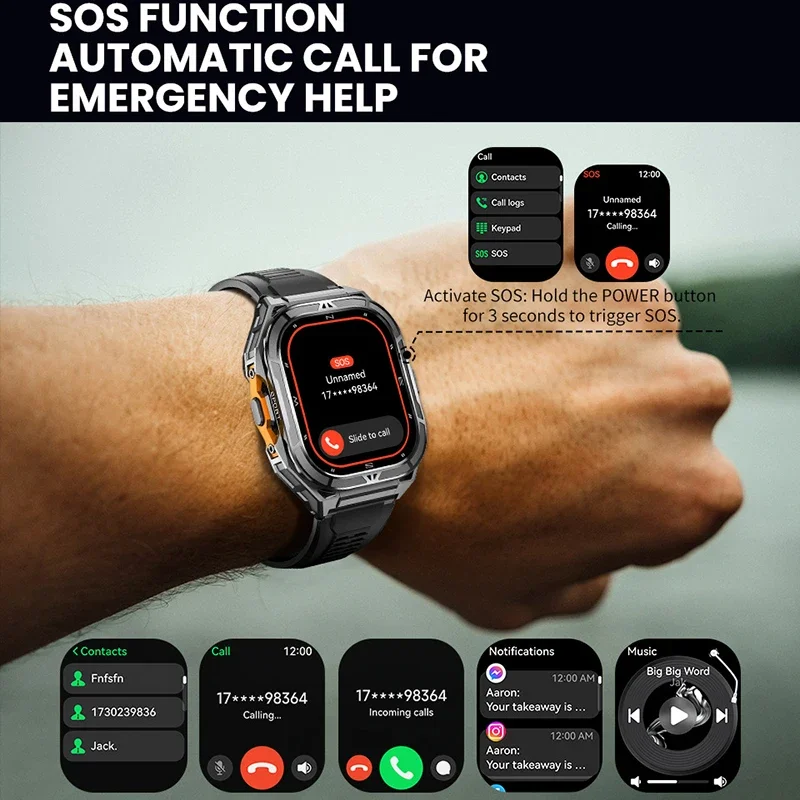 Lüks AMOLED Akıllı Saat Gerçek - Compass Watch Luxury incelemesi ve fiyatı