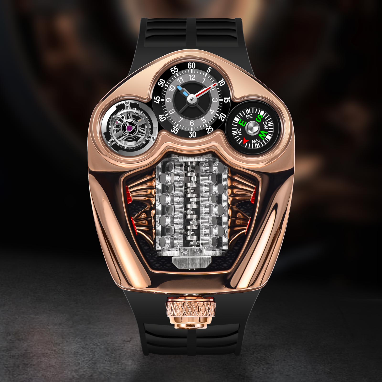 PINDU Design YENİ Motor Serisi - Compass Watch Luxury incelemesi ve fiyatı